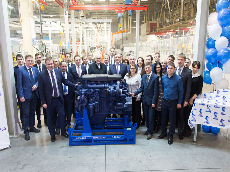 «КАМАЗ» запускает новый конвейер по производству двигателей Р6