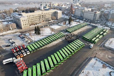Автобусы НЕФАЗ для Иркутска