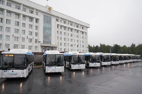 Газовые автобусы НЕФАЗ для «Башавтотранс»
