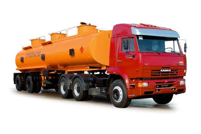 КАМАЗ-6460 (6х4) и полуприцеп-цистерна 9693
