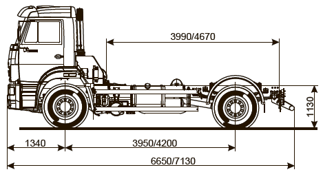 Шасси KAMAZ-53605-48 (A5)