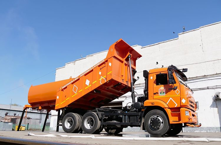 Автомобили КАМАЗ для дезинфекции улиц Автомобили КАМАЗ для дезинфекции улиц
