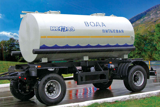 Прицеп-цистерна НЕФАЗ 8602-04 (для перевозки воды)