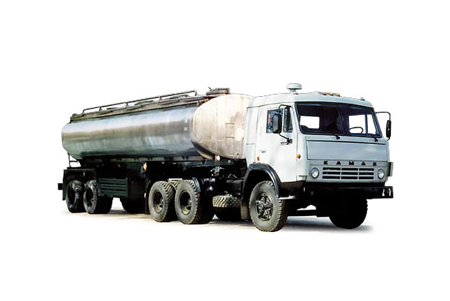 Полуприцеп-цистерна ОТА-13.5Н (тягач КАМАЗ-54115 6x4)