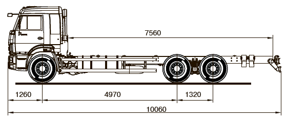 Шасси KAMAZ-65117-48 (А5)