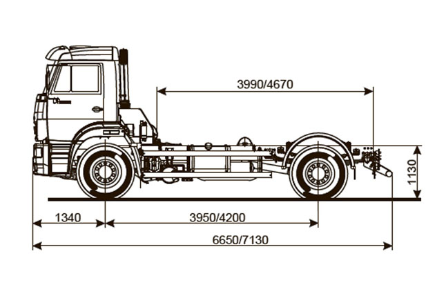Шасси КАМАЗ 53605-3951-23(А4)