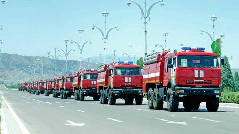 Спецтехника на шасси КАМАЗ для Туркменистана