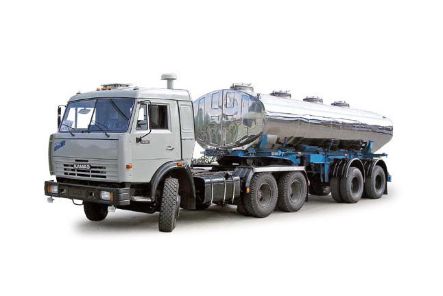 Полуприцеп-цистерна ППЦПТ-16 (96331-02) (тягач КАМАЗ-54115 6х4)