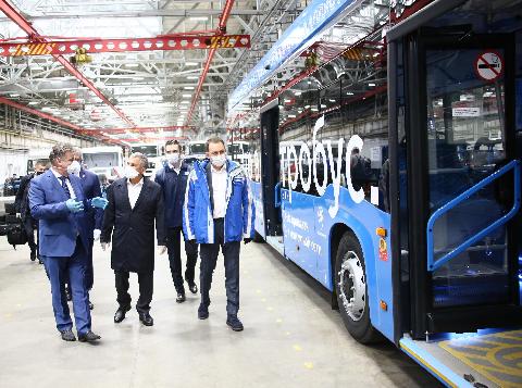 Президент Татарстана протестировал электробус