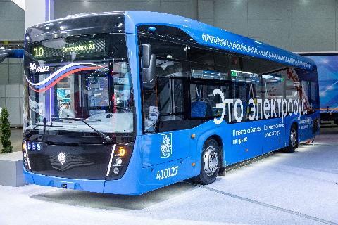 Электробус КАМАЗ впервые вышел на линию в Уфе