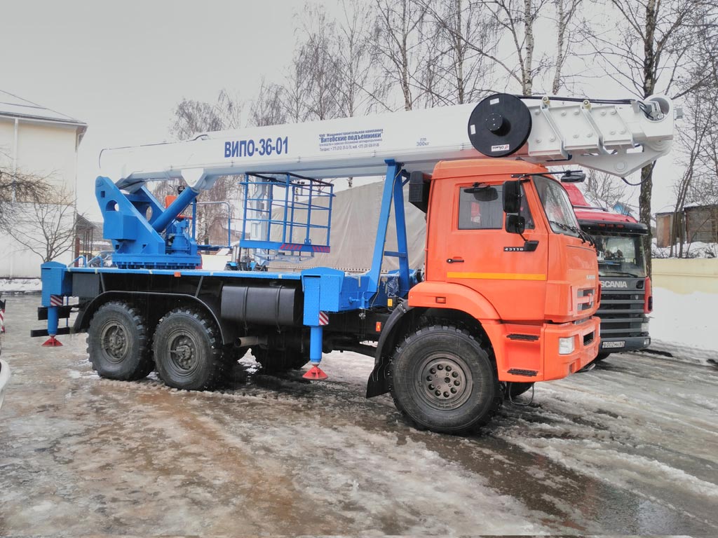 Автогидроподъемник ВИПО-36 КАМАЗ 43118
