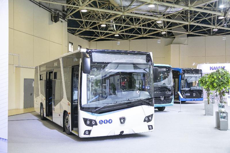 Пассажирская техника КАМАЗ на Comtrans 2023 Пассажирская техника КАМАЗ на Comtrans 2023