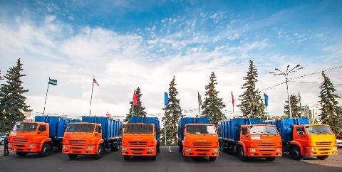 Мусоровозы КАМАЗ для Уфы