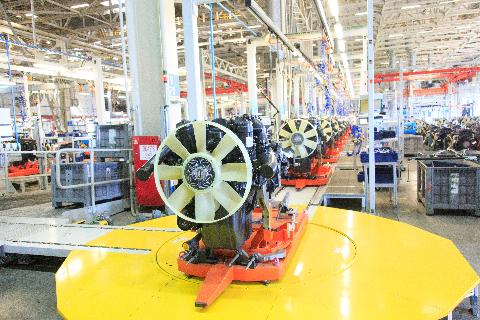 «КАМАЗ» выпустил первую тысячу двигателей Р6