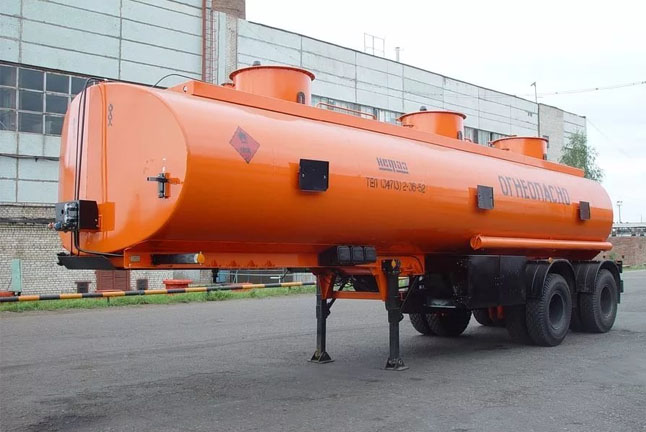 Полуприцеп-цистерна НЕФАЗ 9693 (под светлые нефтепродукты)