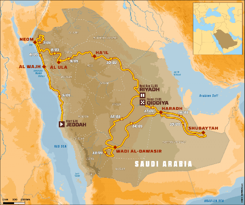 «Дакар-2020»: новый маршрут песков и бездорожья