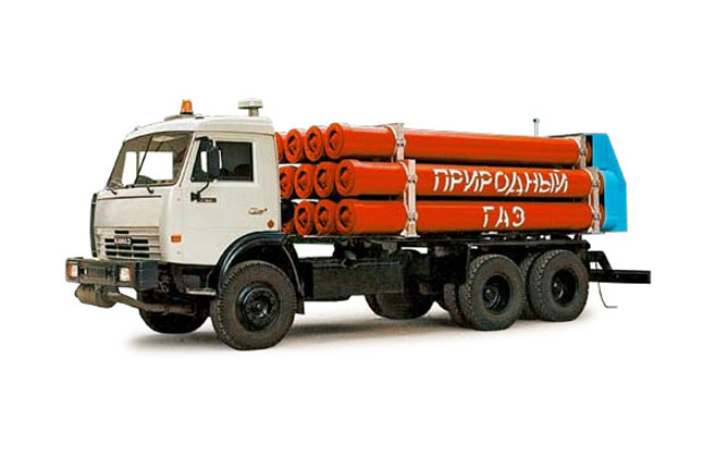 Передвижной автогазозаправщик ПАГЗ-2500/32-4 (шасси КАМАЗ-53229 6х4)